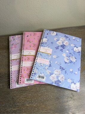 Love Shack Fancy x Target Floral Spiral Notebooks - Set of 3 - NEW